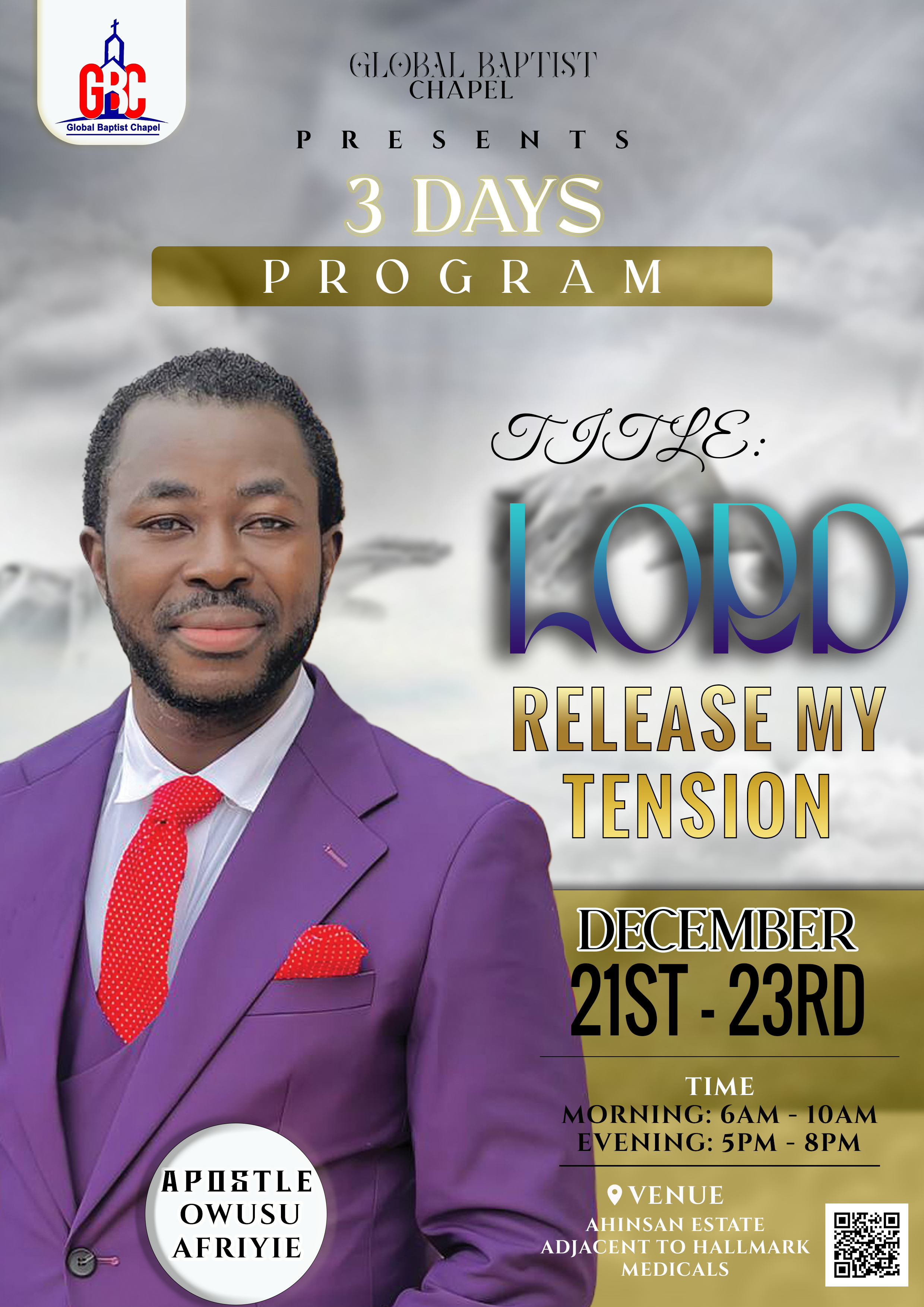 LORD, RELEASE MY TENSION